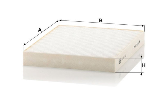 Filtre, air de l'habitacle CU 23 003 Mann, Image 3