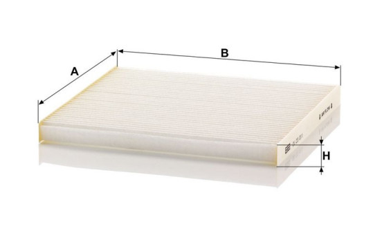 Filtre, air de l'habitacle CU 23 011 Mann, Image 3