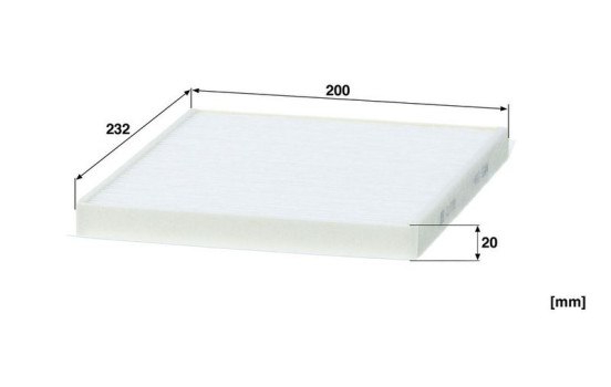 Filtre, air de l'habitacle CU 2330 Mann, Image 4