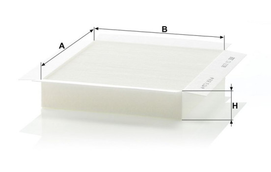 Filtre, air de l'habitacle CU 2338 Mann, Image 3