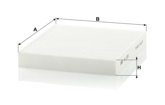 Filtre, air de l'habitacle CU 2351 Mann, Image 3