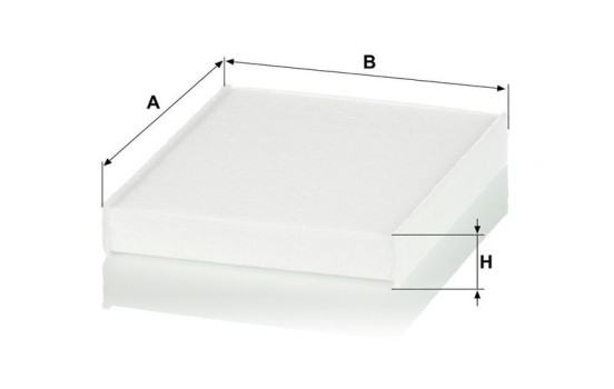 Filtre, air de l'habitacle CU 2433 Mann, Image 3