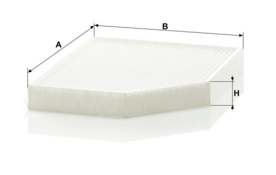 Filtre, air de l'habitacle CU 2450 Mann, Image 3