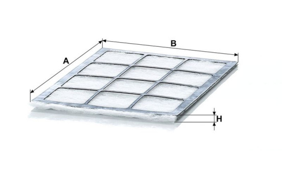 Filtre, air de l'habitacle CU 2504 Mann, Image 3