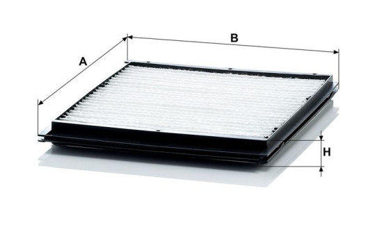 Filtre, air de l'habitacle CU 2516 Mann, Image 3