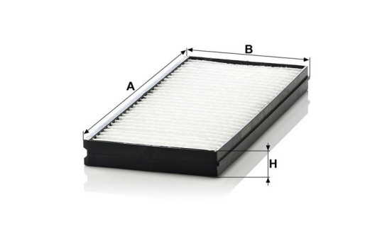 Filtre, air de l'habitacle CU 26 000-2 Mann, Image 3