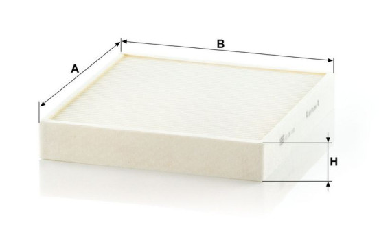Filtre, air de l'habitacle CU 26 010 Mann, Image 3
