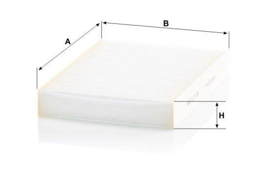 Filtre, air de l'habitacle CU 27 009 Mann, Image 3