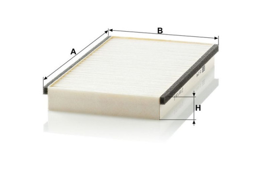 Filtre, air de l'habitacle CU 2746 Mann, Image 3