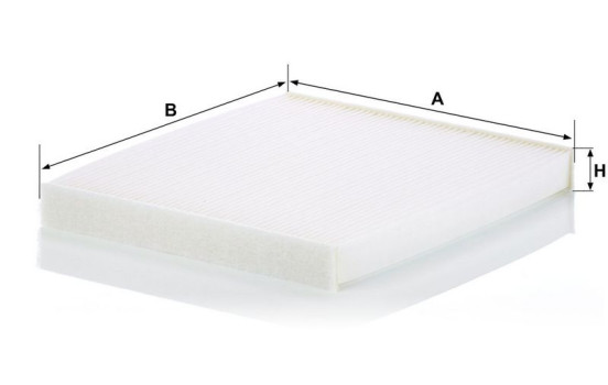 Filtre, air de l'habitacle CU 29 010 Mann, Image 3