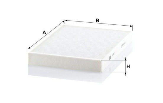 Filtre, air de l'habitacle CU 3037 Mann, Image 4