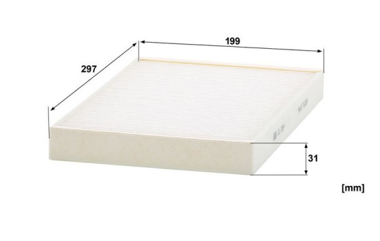 Filtre, air de l'habitacle CU 3054 Mann, Image 4