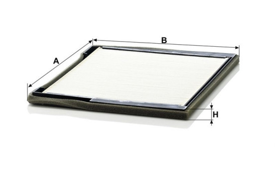 Filtre, air de l'habitacle CU 3136 MANN-FILTER, Image 3