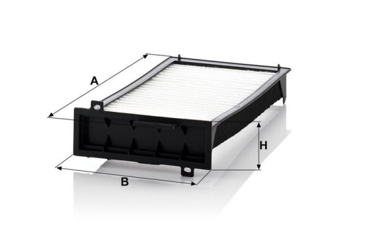 Filtre, air de l'habitacle CU 3518 Mann, Image 3