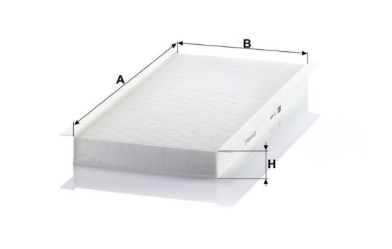 Filtre, air de l'habitacle CU 4054 Mann, Image 3
