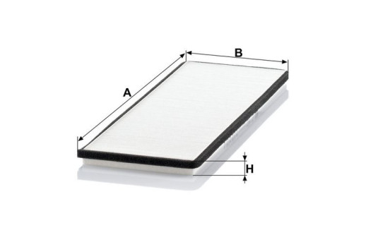 Filtre, air de l'habitacle CU 4251 Mann, Image 3