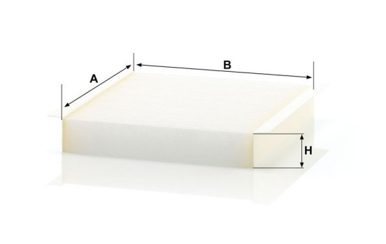 Filtre, air de l'habitacle CU2040 Mann, Image 3