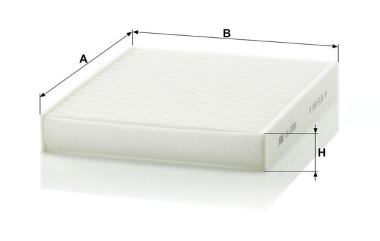 Filtre, air de l'habitacle CU2559 Mann, Image 3