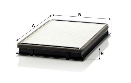 Filtre, air de l'habitacle CU2861 MANN-FILTER, Image 3
