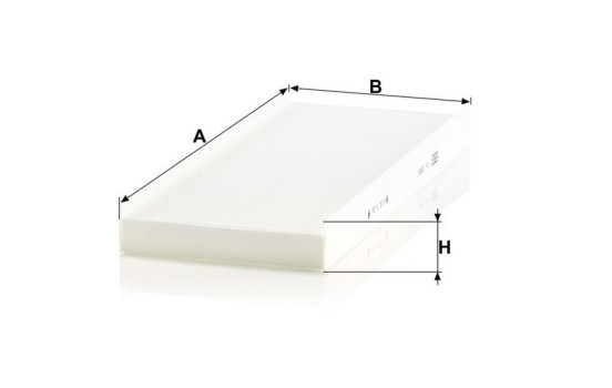 Filtre, air de l'habitacle CU3955 Mann, Image 3
