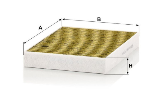 Filtre, air de l'habitacle FreciousPlus FP 23 014-2 Mann, Image 2