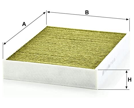 Filtre, air de l'habitacle FreciousPlus FP 25 001 Mann, Image 2