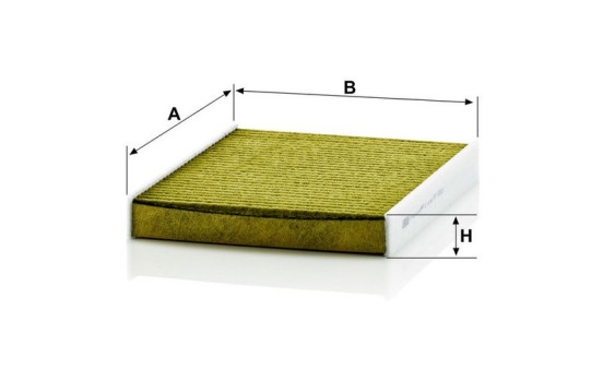 Filtre, air de l'habitacle FreciousPlus FP 2533-2 Mann, Image 3