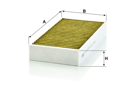 Filtre, air de l'habitacle FreciousPlus FP 2646-2 Mann, Image 3