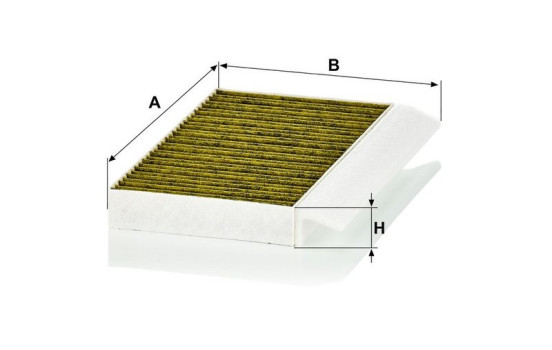 Filtre, air de l'habitacle FreciousPlus FP 27 021-2 Mann, Image 3