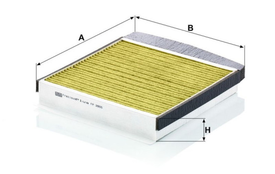 Filtre, air de l'habitacle FreciousPlus FP 2855 Mann, Image 3