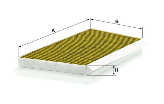 Filtre, air de l'habitacle FreciousPlus FP 3461 Mann, Image 3