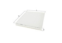 Filtre, air de l'habitacle LA 109 Mahle