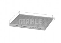 Filtre, air de l'habitacle LA 126 Mahle