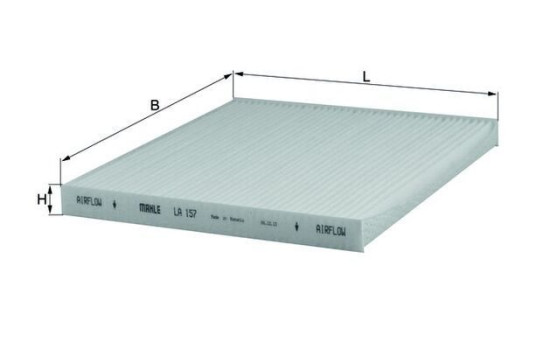 Filtre, air de l'habitacle LA 157 Mahle, Image 2