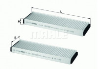Filtre, air de l'habitacle LA 239/S Mahle