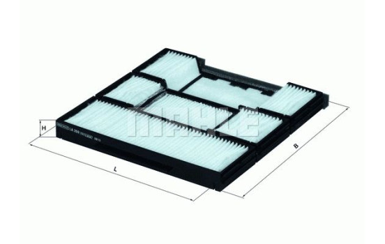 Filtre, air de l'habitacle LA 269 Mahle