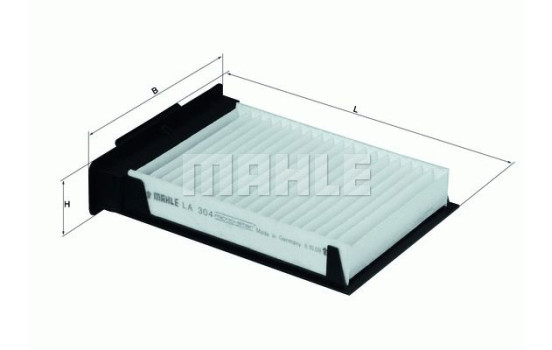 Filtre, air de l'habitacle LA 304 Mahle