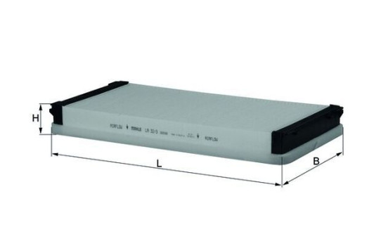 Filtre, air de l'habitacle LA 32/3 Mahle