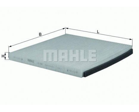 Filtre, air de l'habitacle LA 348 Mahle