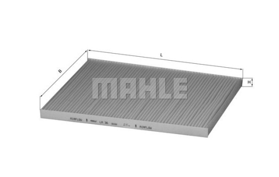 Filtre, air de l'habitacle LA 36 Mahle