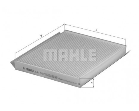 Filtre, air de l'habitacle LA 362 Mahle