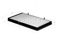 Filtre, air de l'habitacle LA 382 Mahle