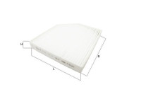 Filtre, air de l'habitacle LA 386 Mahle