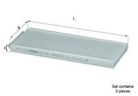 Filtre, air de l'habitacle LA 391/S Mahle