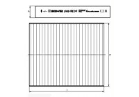 Filtre, air de l'habitacle LA 395 Mahle