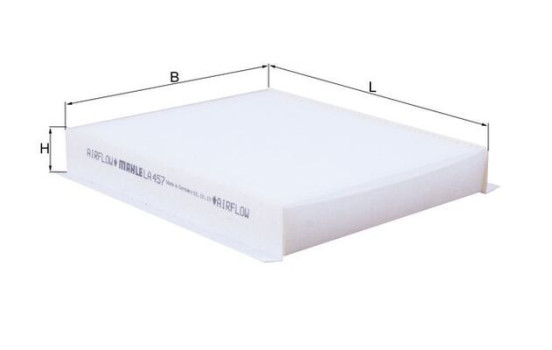 Filtre, air de l'habitacle LA 457 Mahle, Image 2