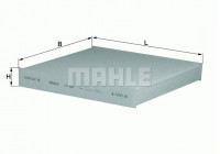 Filtre, air de l'habitacle LA 462 Mahle