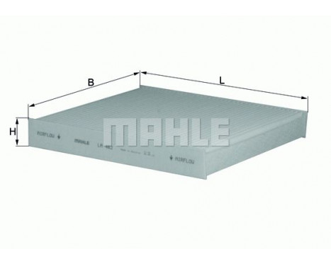 Filtre, air de l'habitacle LA 462 Mahle