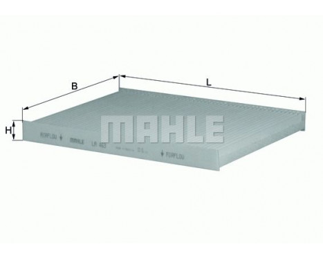 Filtre, air de l'habitacle LA 463 Mahle