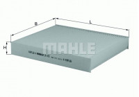 Filtre, air de l'habitacle LA 472 Mahle